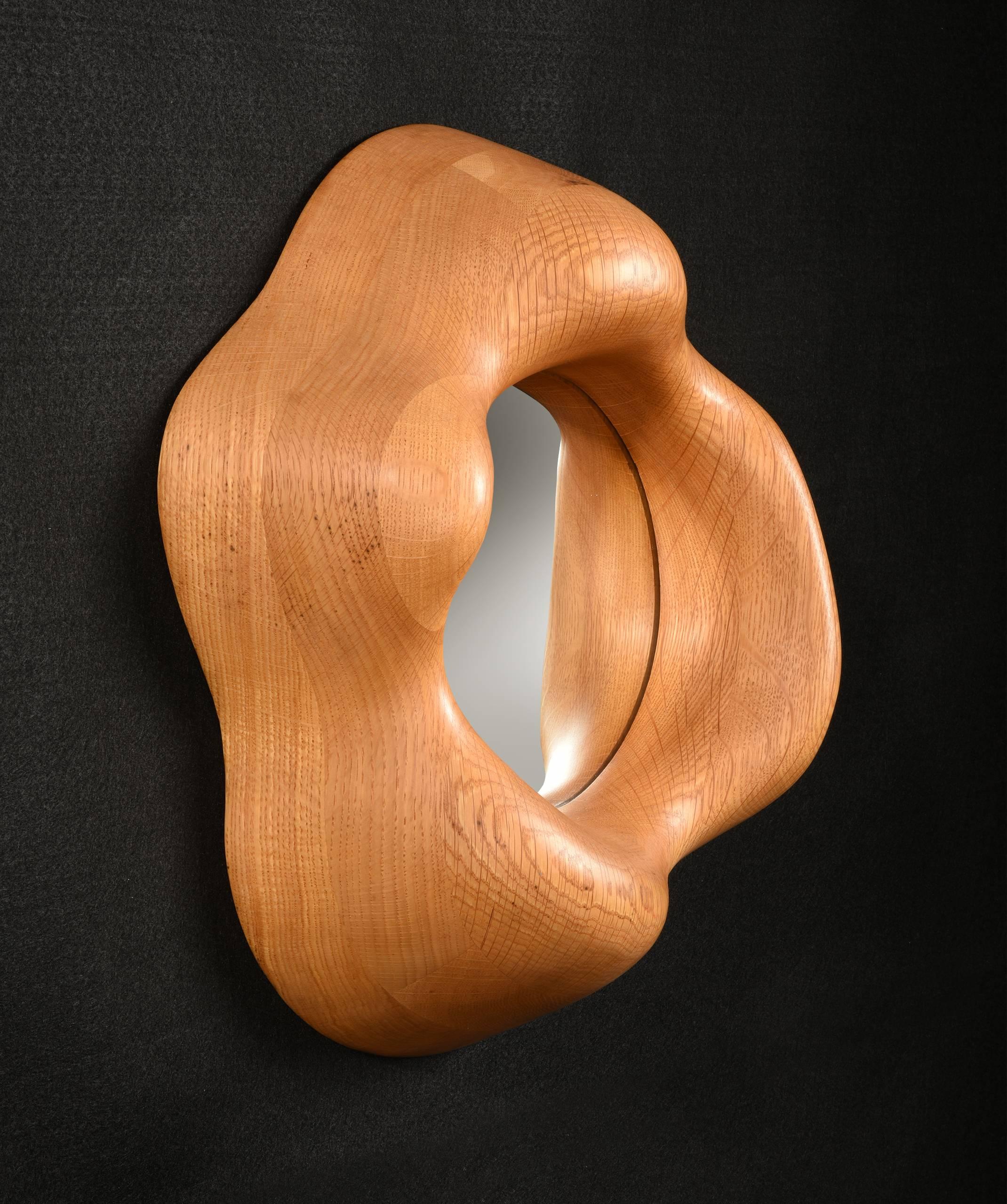 Late 20th Century Wendell Castle Signed Biomorphic Mirror, 1975