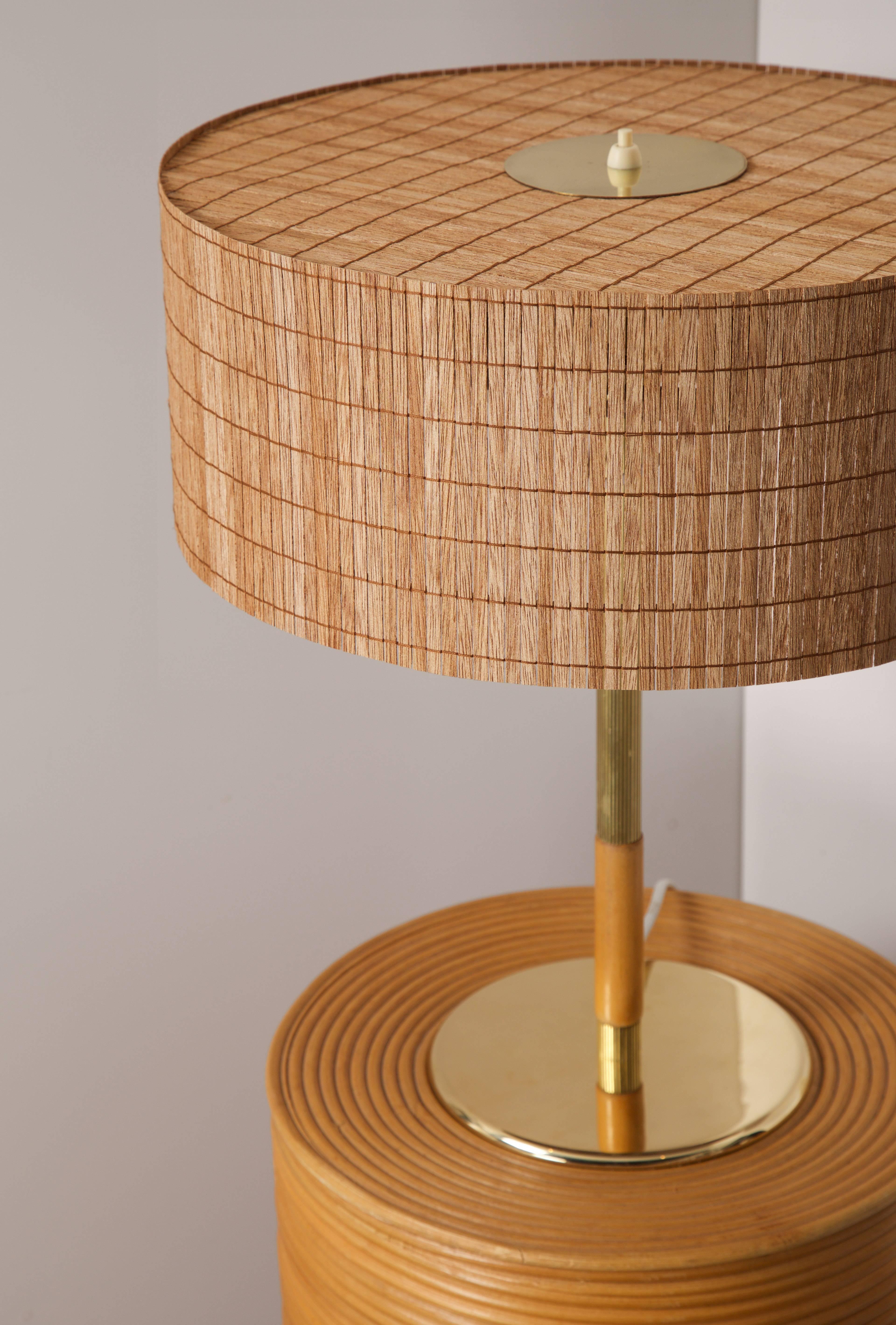 Finnish Paavo Tynell Table Lamp, Model 9206, Taito Oy, Finland, 1940s