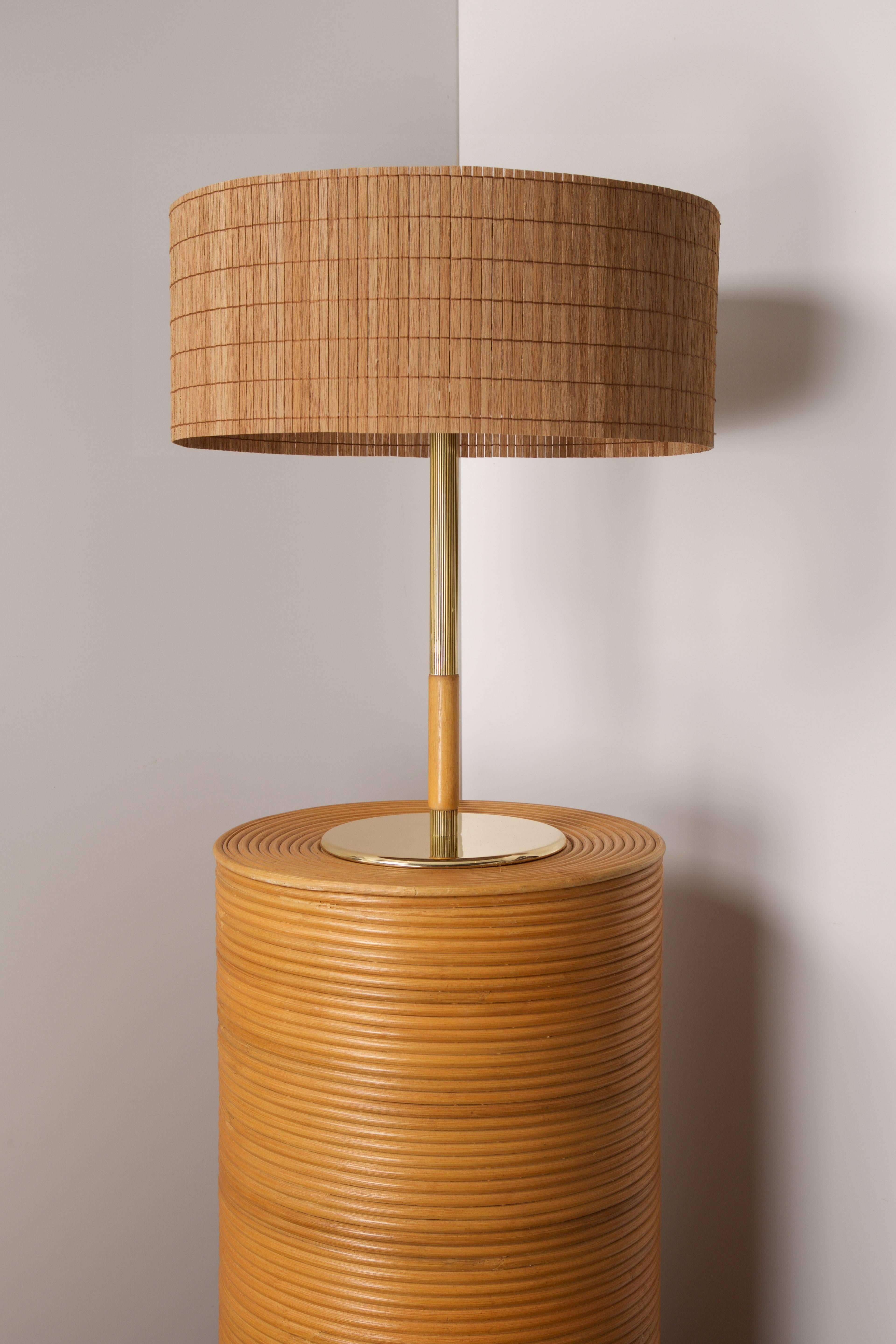 Metal Paavo Tynell Table Lamp, Model 9206, Taito Oy, Finland, 1940s