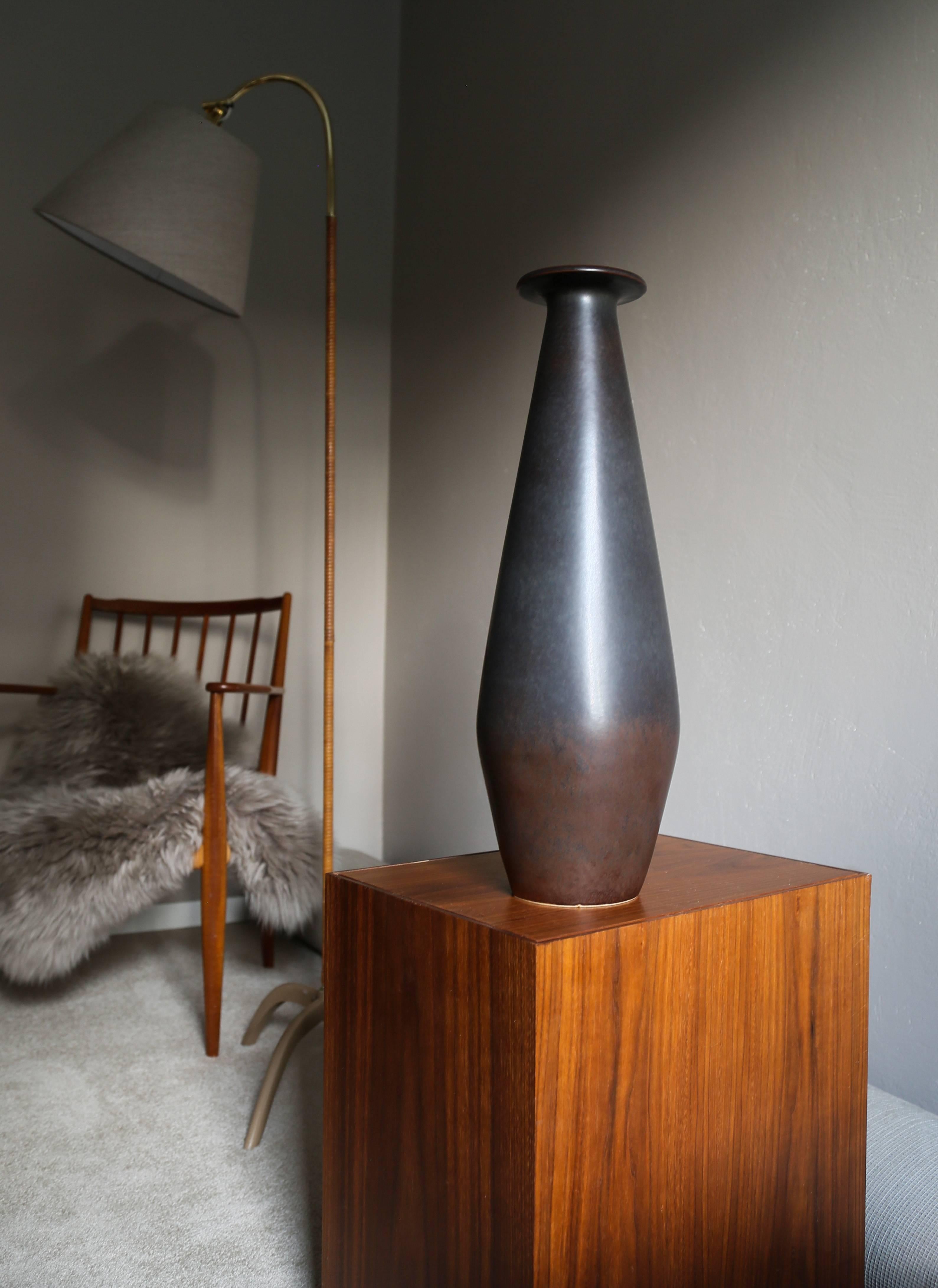 Ceramic Gunnar Nylund Stoneware Vase by Rörstrand Ab, 1950s