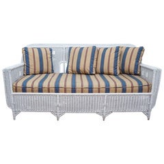 Antique Wicker Sofa