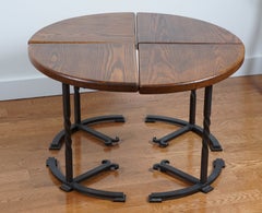Four-Part Circular Table