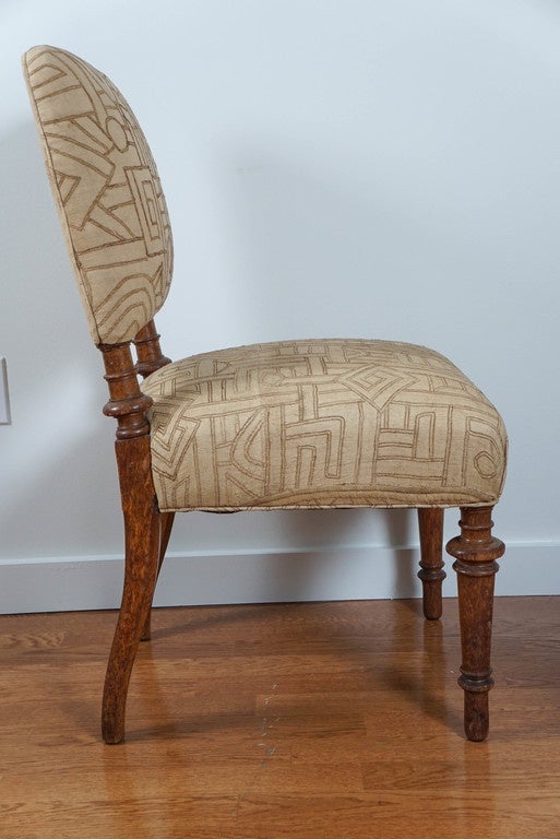 Great Britain (UK) Antique Upholstered Side Chair