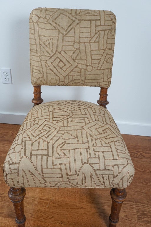 Antique Upholstered Side Chair 3
