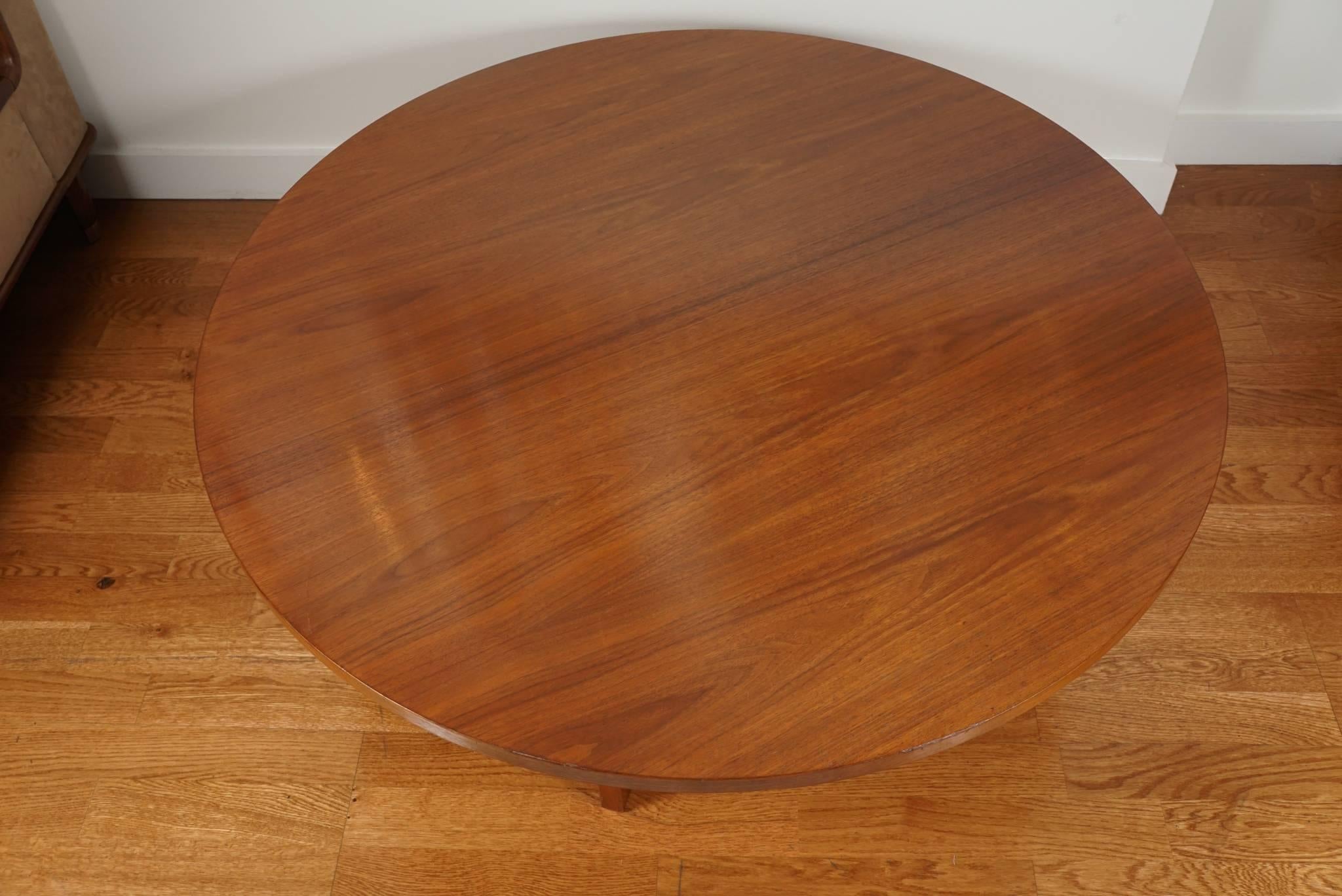 American Mid-Century, Round Cocktail Table For Sale
