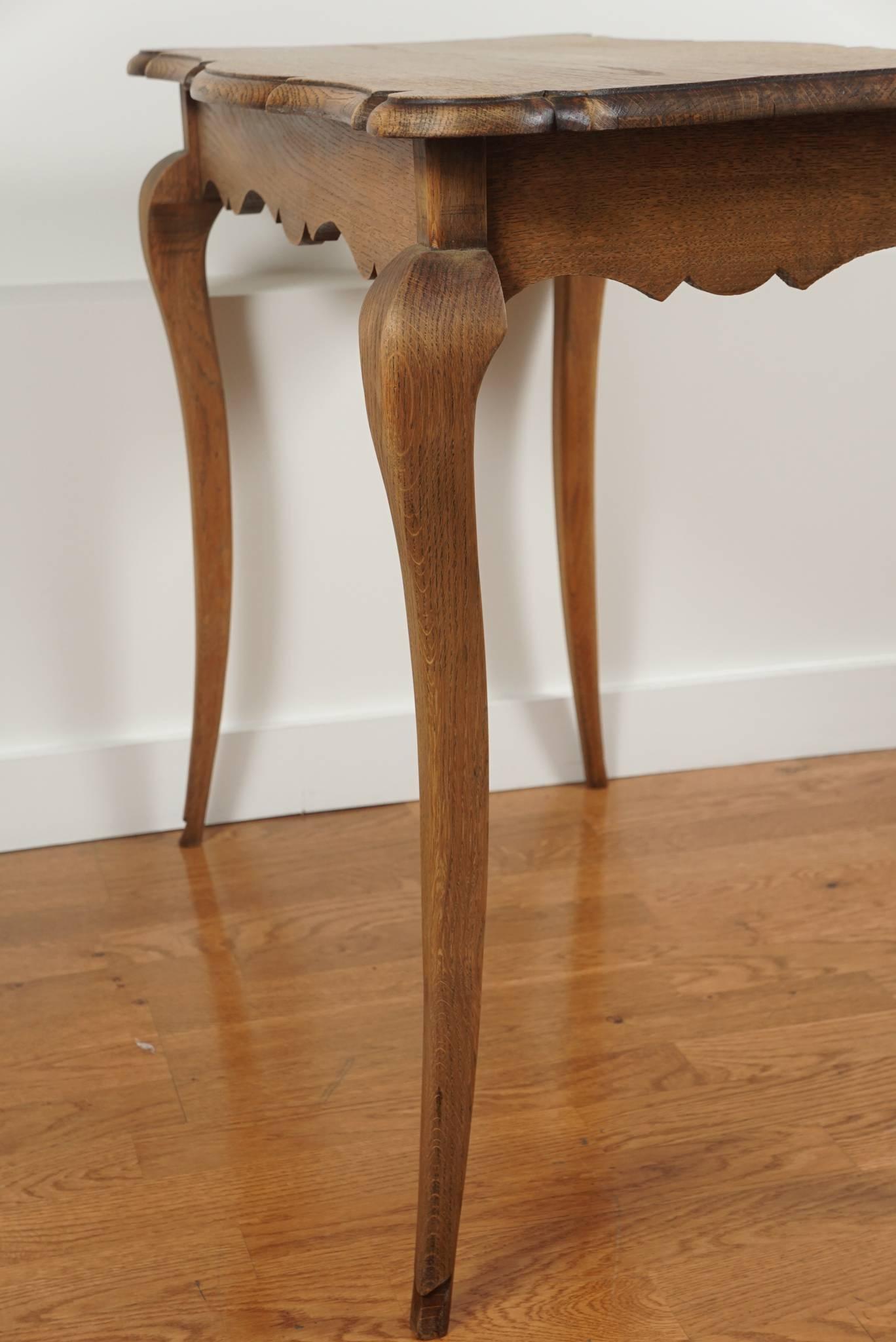 Wood Side Table For Sale 2