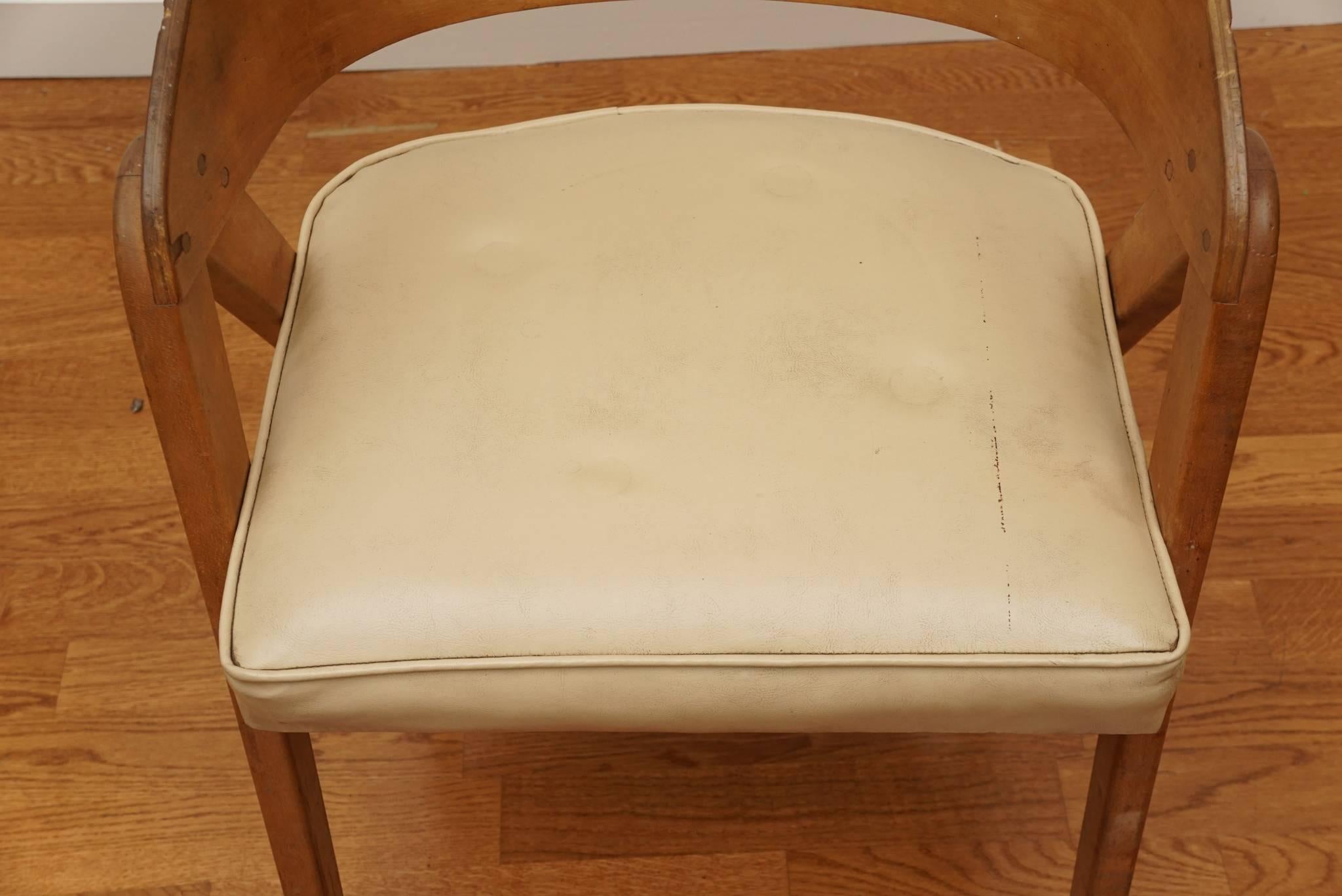 Leather Alan Gould, Compass Chair