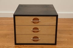 Danish Black Oak Cabinet