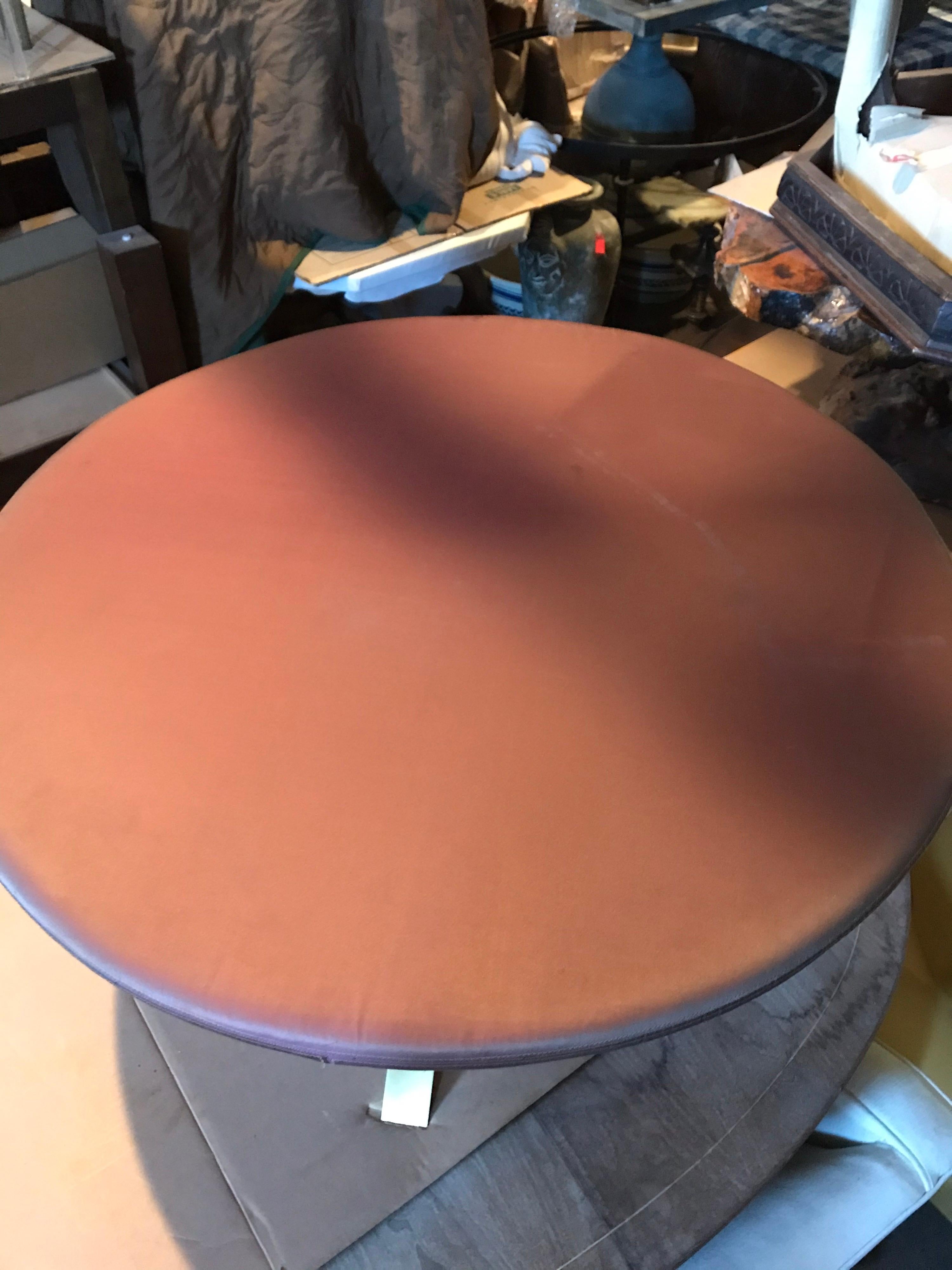 Pair of Seat Poufs For Sale 1