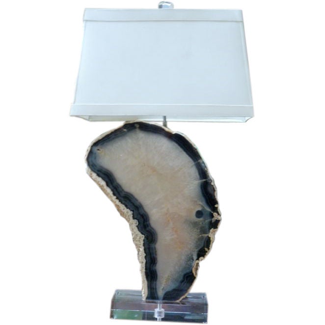 Agate Slice Lamp Rock Candy