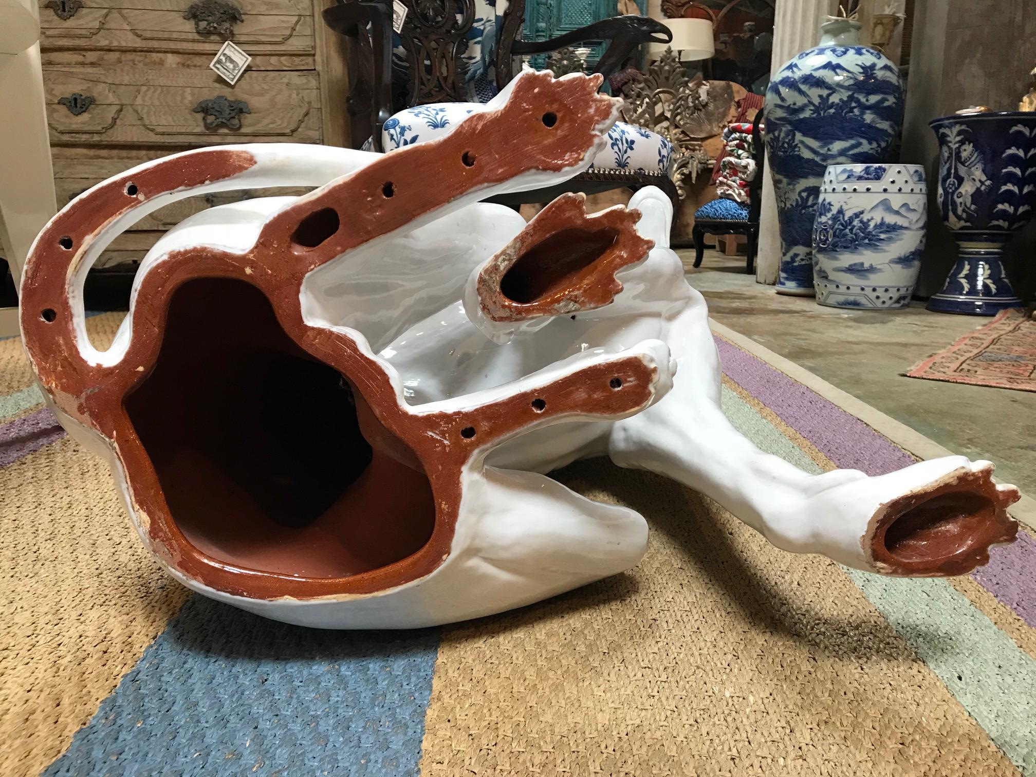 Greyhound Italian Ceramic Life-Size Sculpture 5