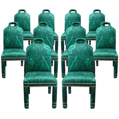 "Hutton" Malachite Chairs Originals