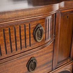 19th Century Sheraton Buffet with Original Knife Boxes