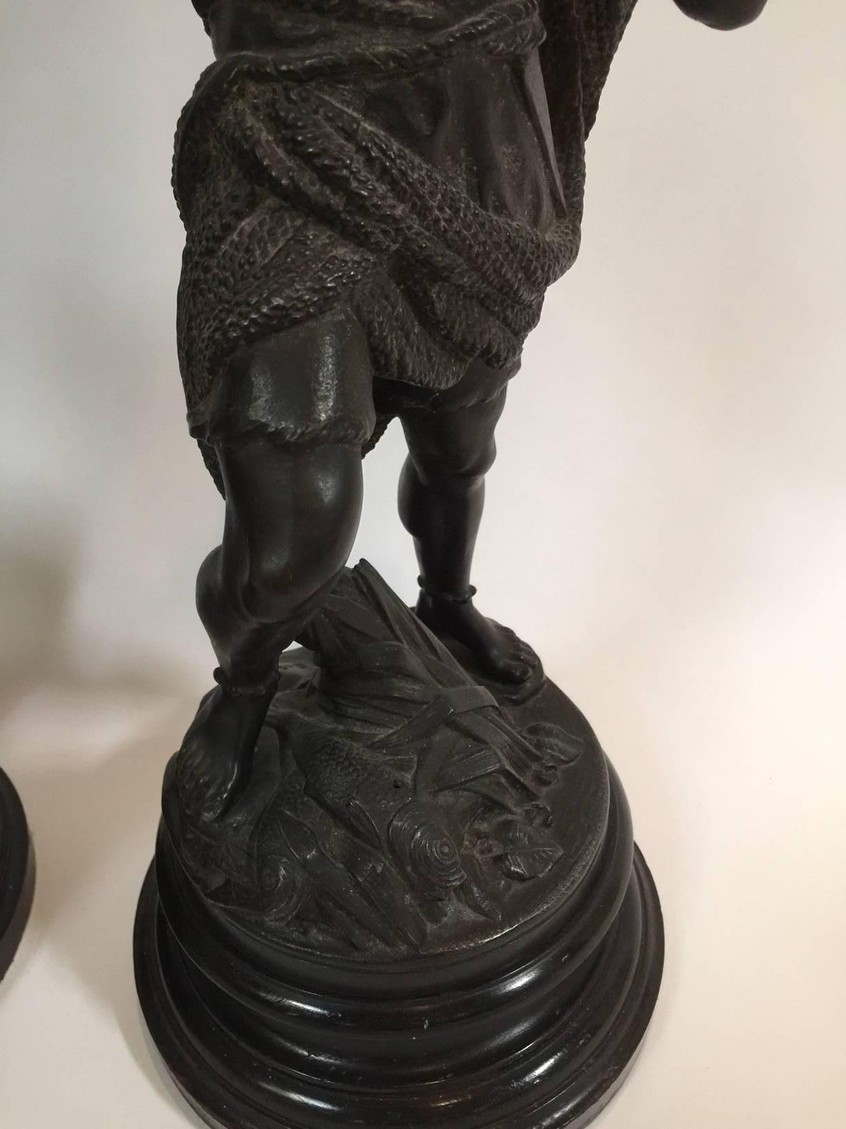 Bronzo Indiani di bronzo di Rancoulet in vendita
