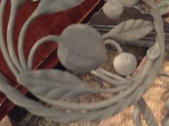 Vintage Andirons Cherry Tree Design