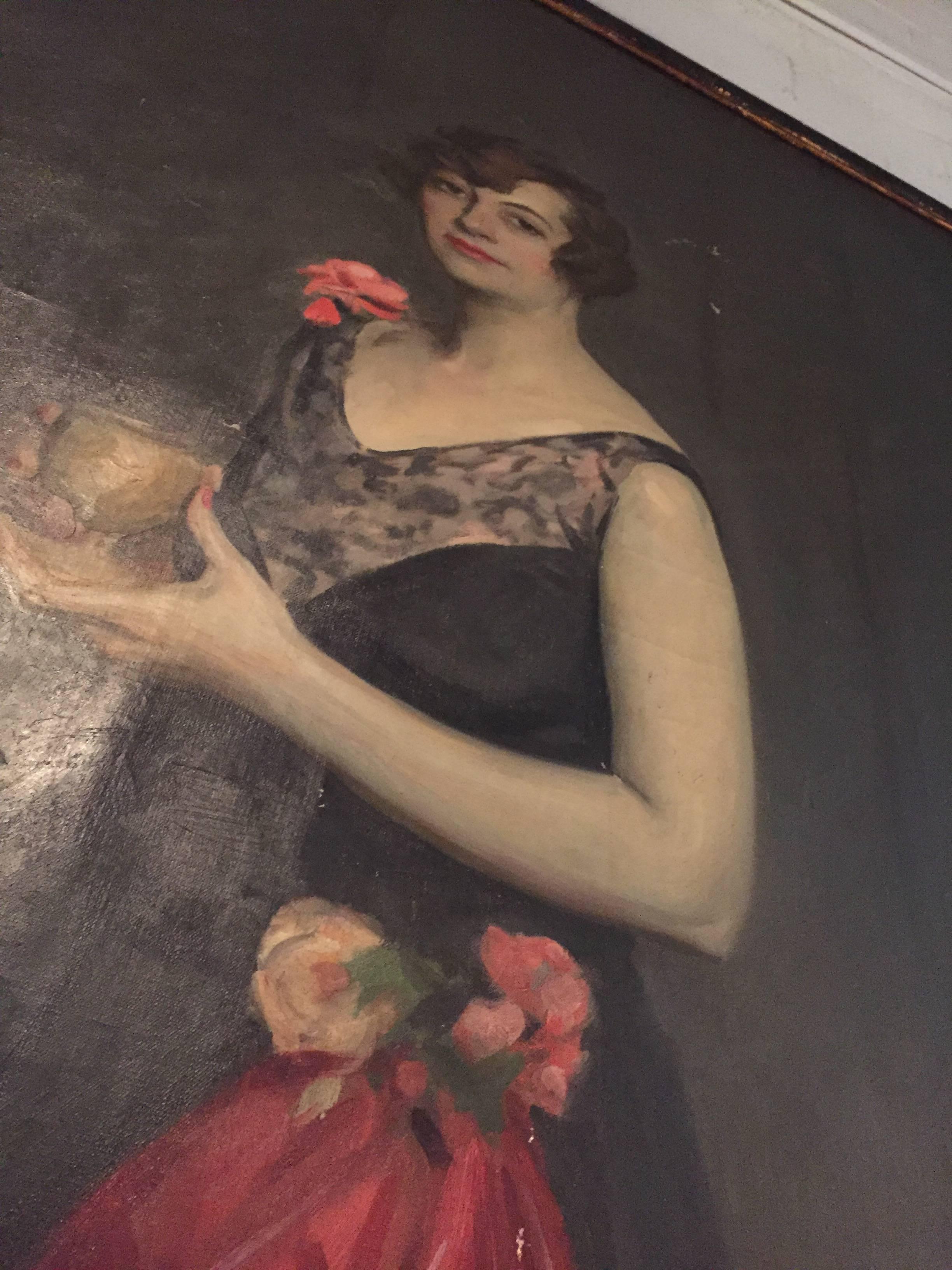 Portrait of Louise Cromwell of the Standard Oil family painted by
Alfred Smith in 1928.

 