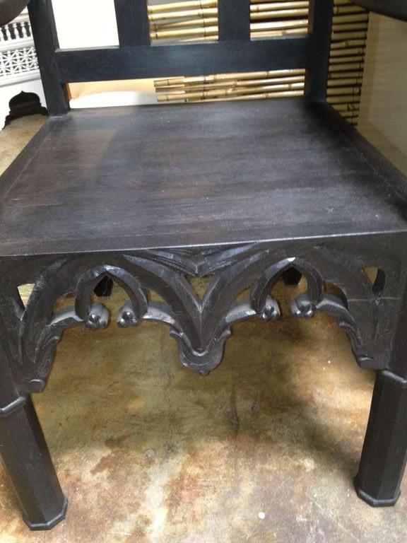 Gothic Chair Hand Carved For Sale at 1stDibs gothic chairs, goth