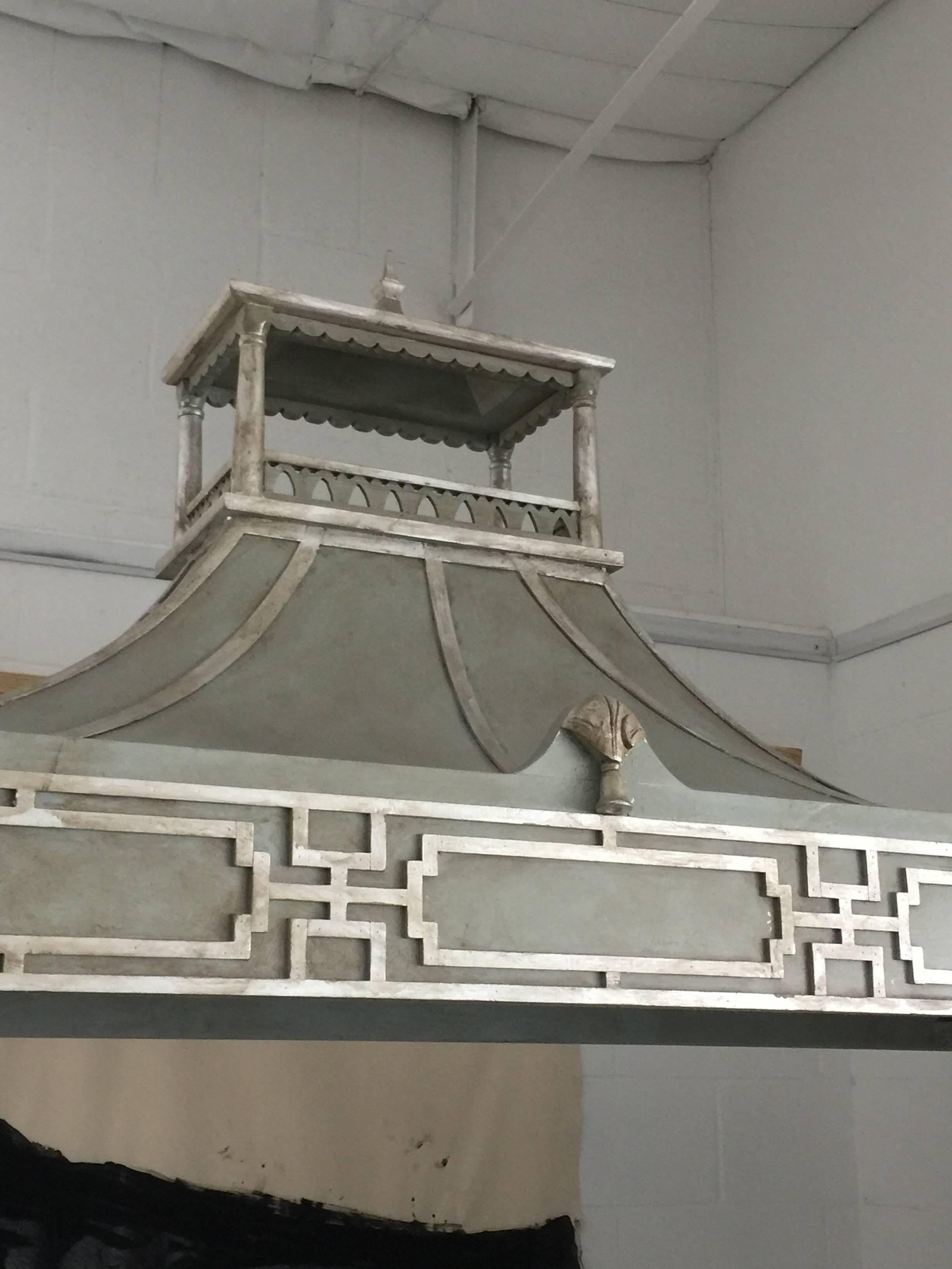 Contemporary Chinese Pagoda Daybed by Michelle Nussbaumer