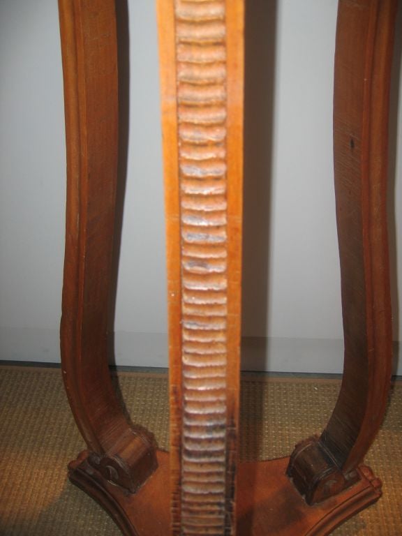 Mid-19th Century Hand-Carved Italian Plant Stand In Good Condition For Sale In Dallas, TX