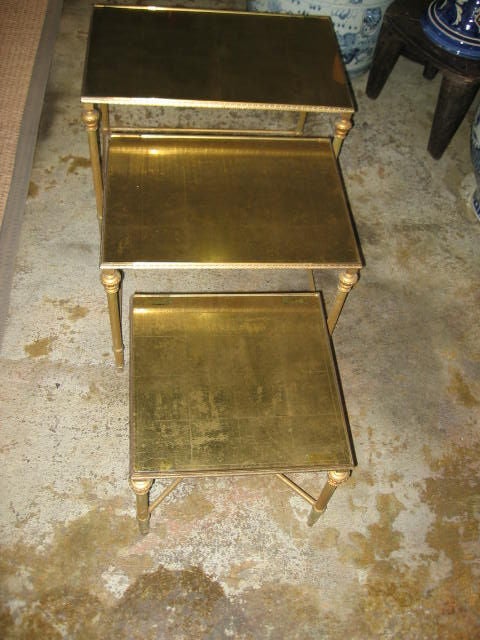 gold stacking tables