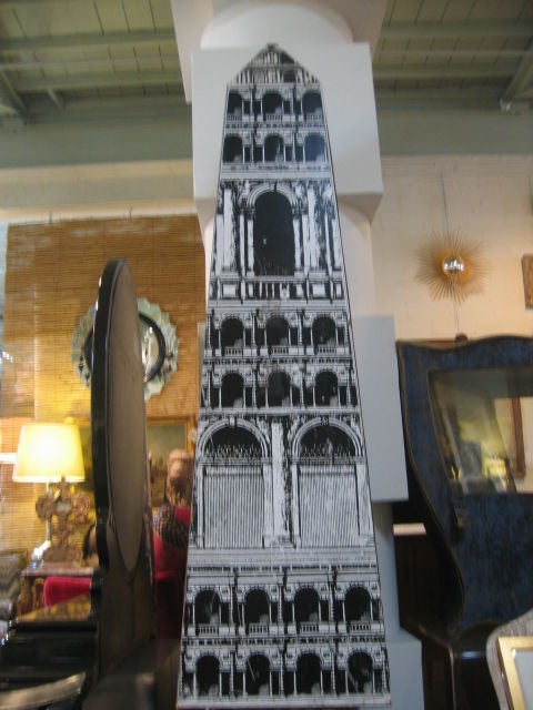 1940s Obelisk in the style of Piero Fornasetti 2