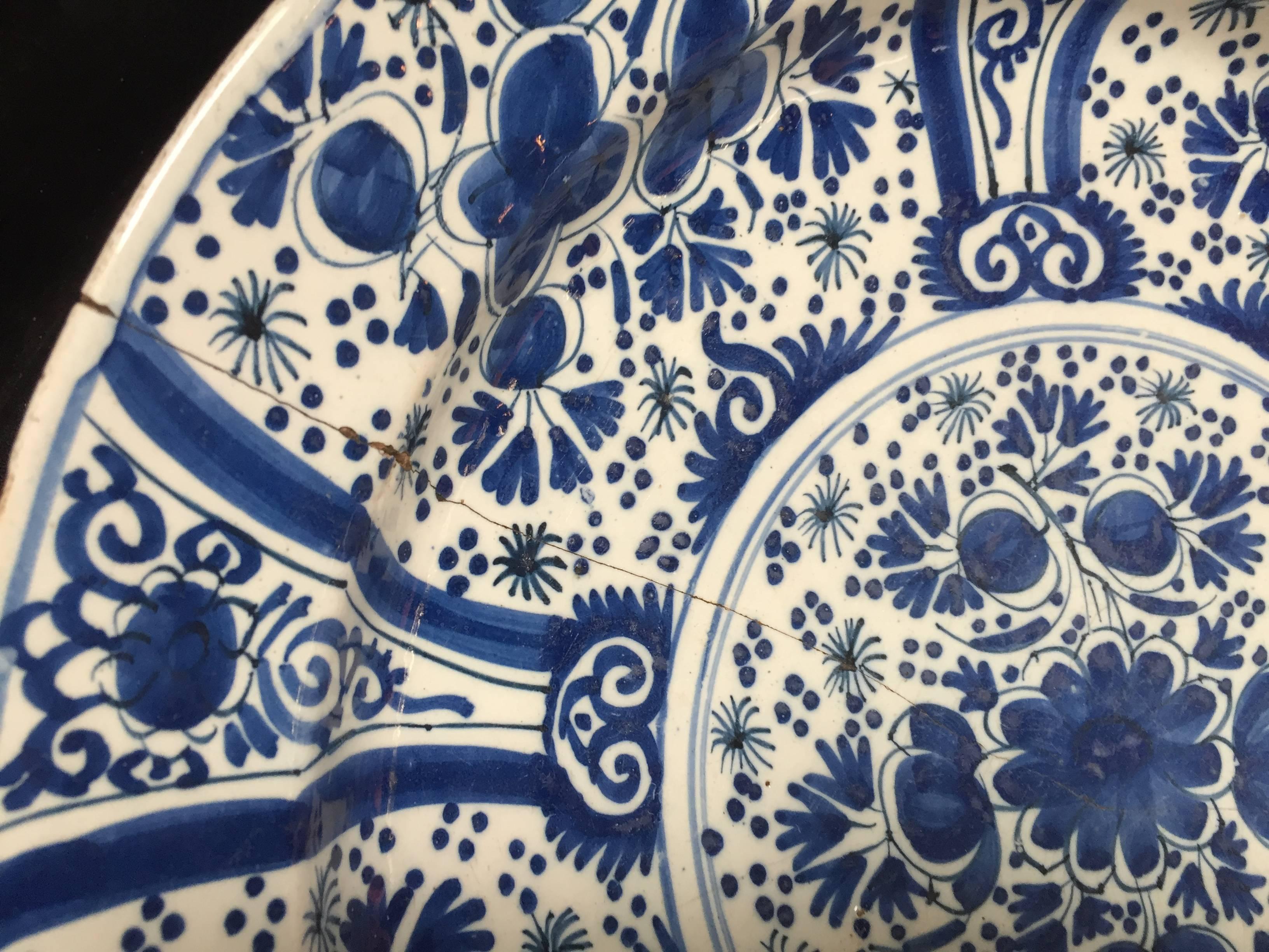 Delft Charger from the 18th century.