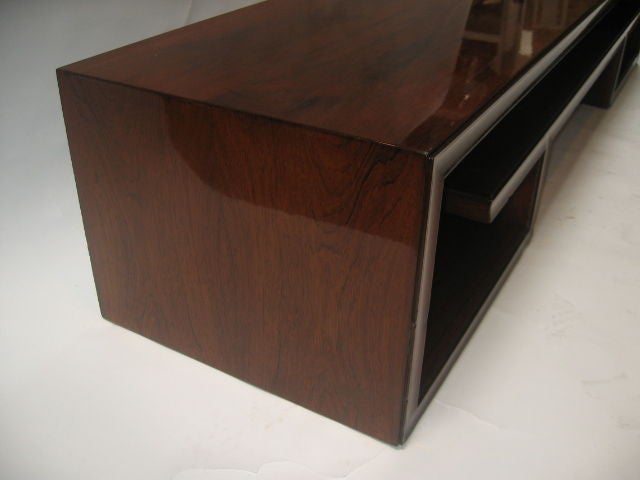 Paul Frankl Midcentury Rosewood Cocktail Table For Sale 1