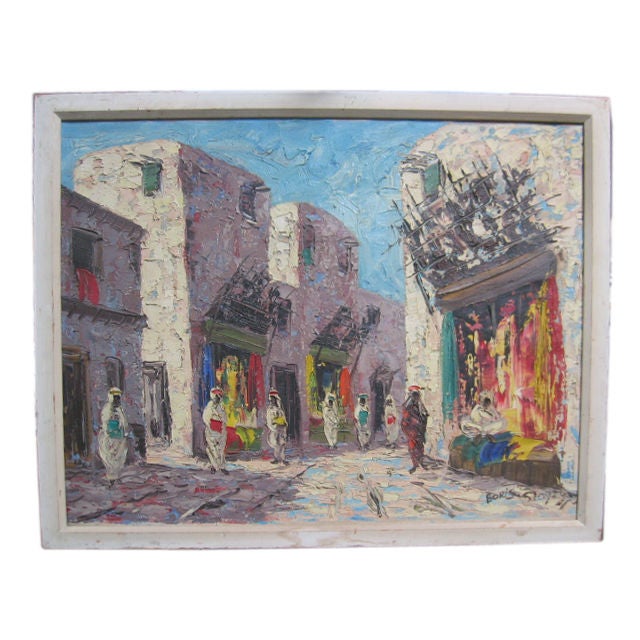 Peinture intitulée "Damask" de Boris Stoky en vente