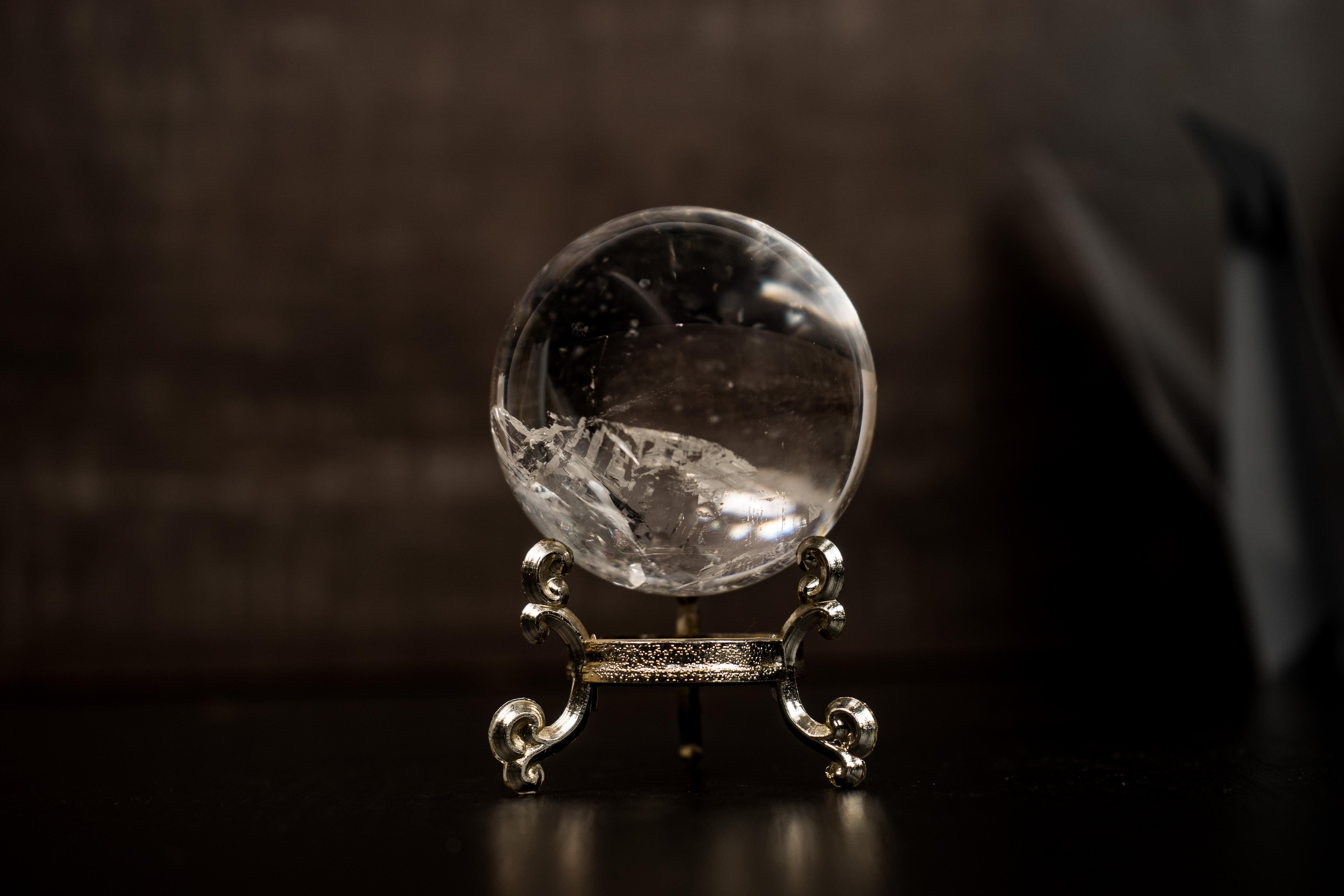 AAA Water-Clear Quartz Crystal Sphere In New Condition For Sale In Ametista Do Sul, BR
