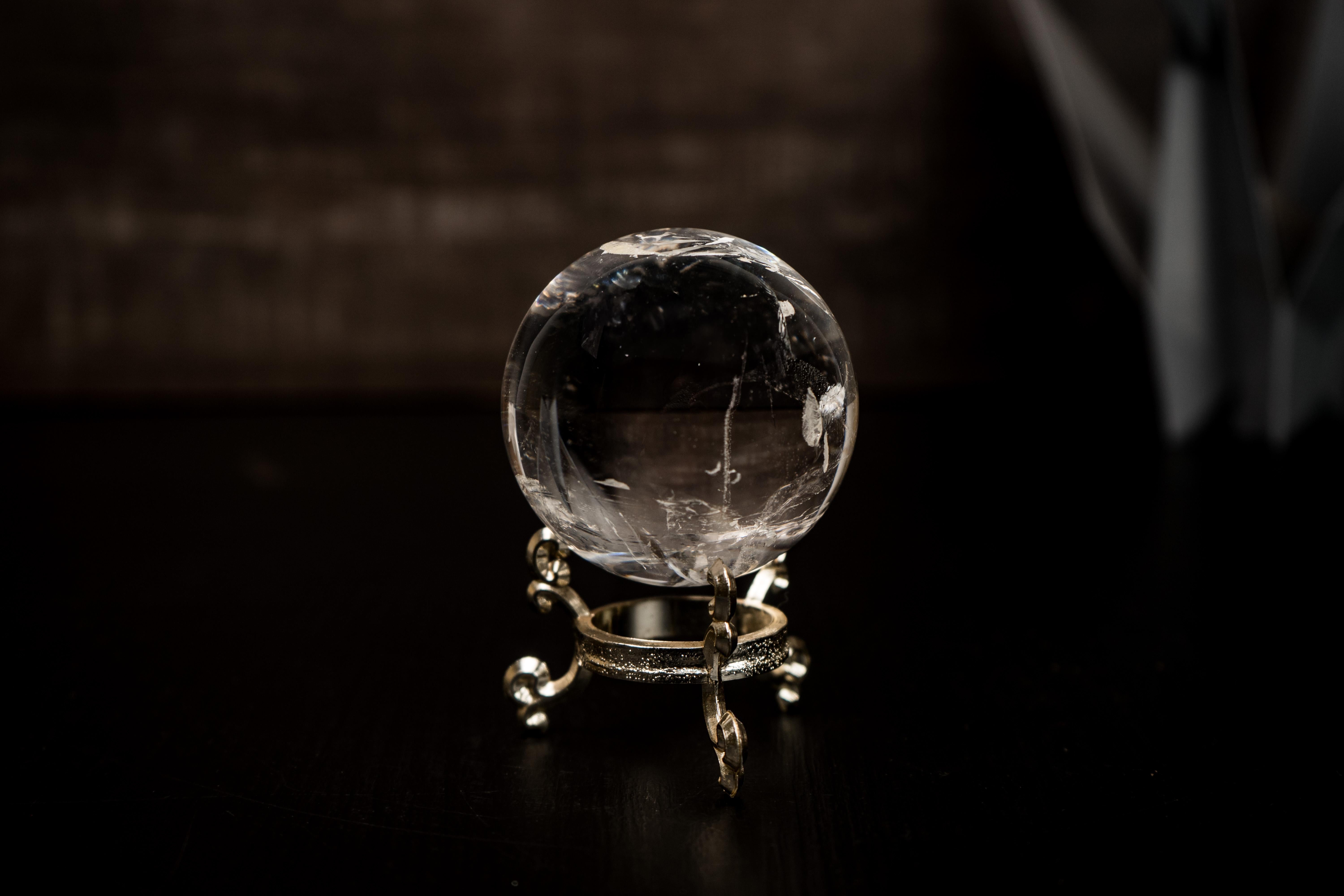 AAA Water-Clear Quartz Crystal Sphere For Sale 3