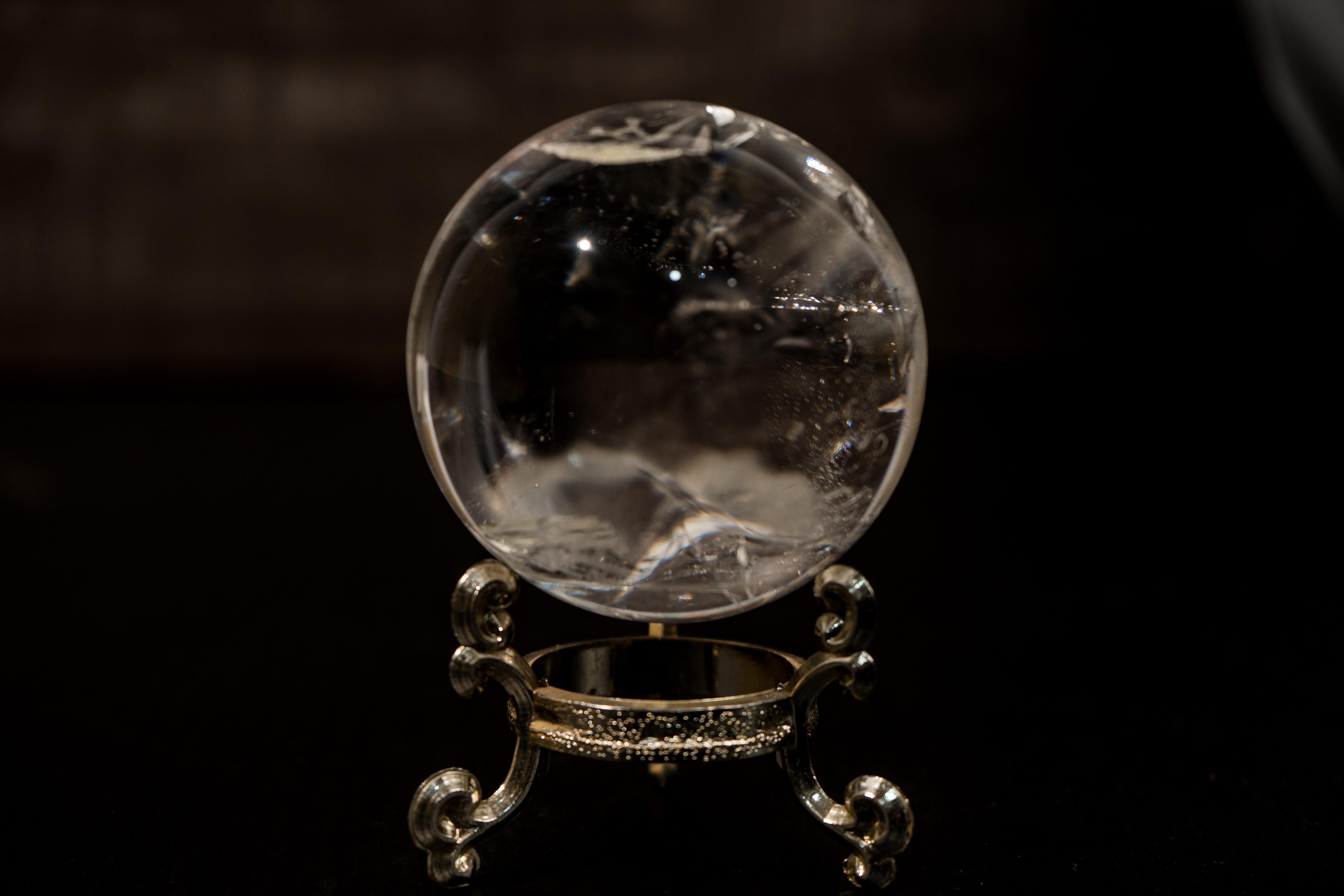 AAA Water-Clear Quartz Crystal Sphere For Sale 4