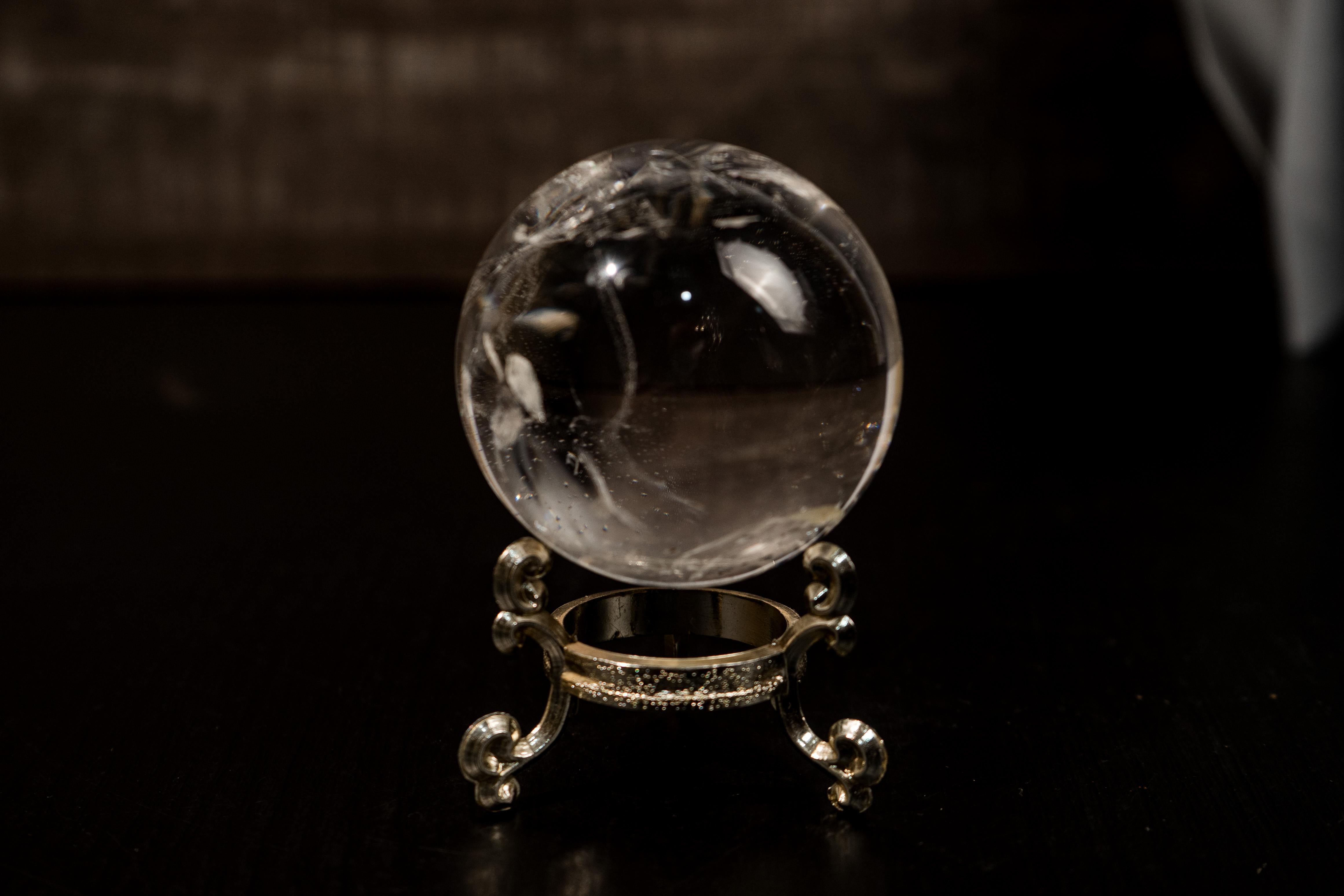 AAA Water-Clear Quartz Crystal Sphere For Sale 5