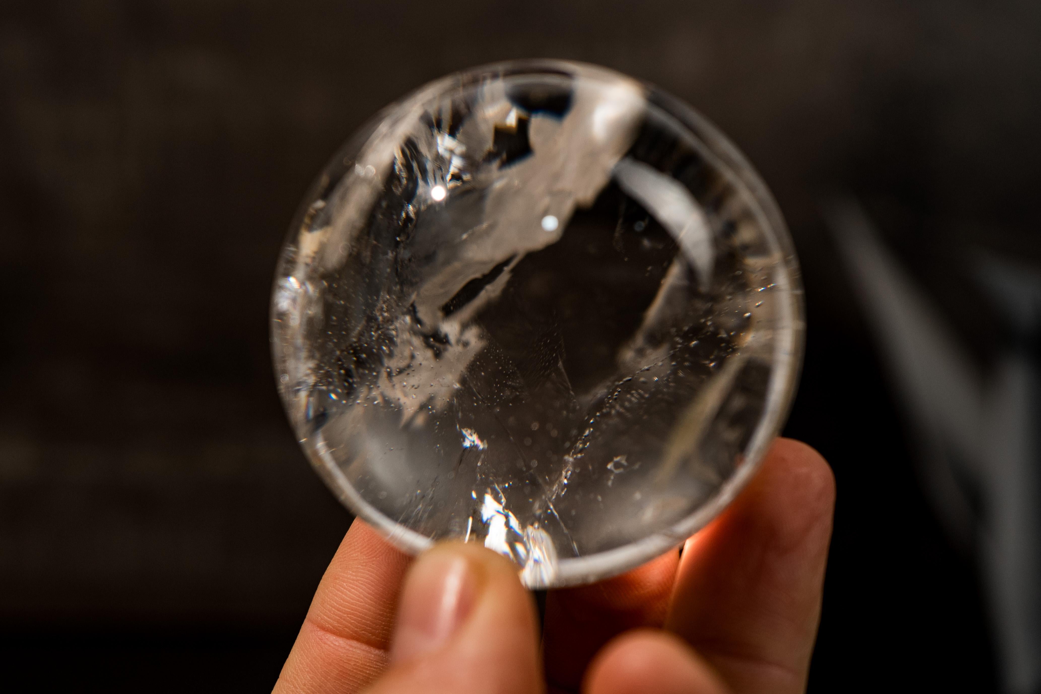 AAA Water-Clear Quartz Crystal Sphere For Sale 6