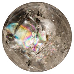 Epic Large Quartz Sphere with Rainbows