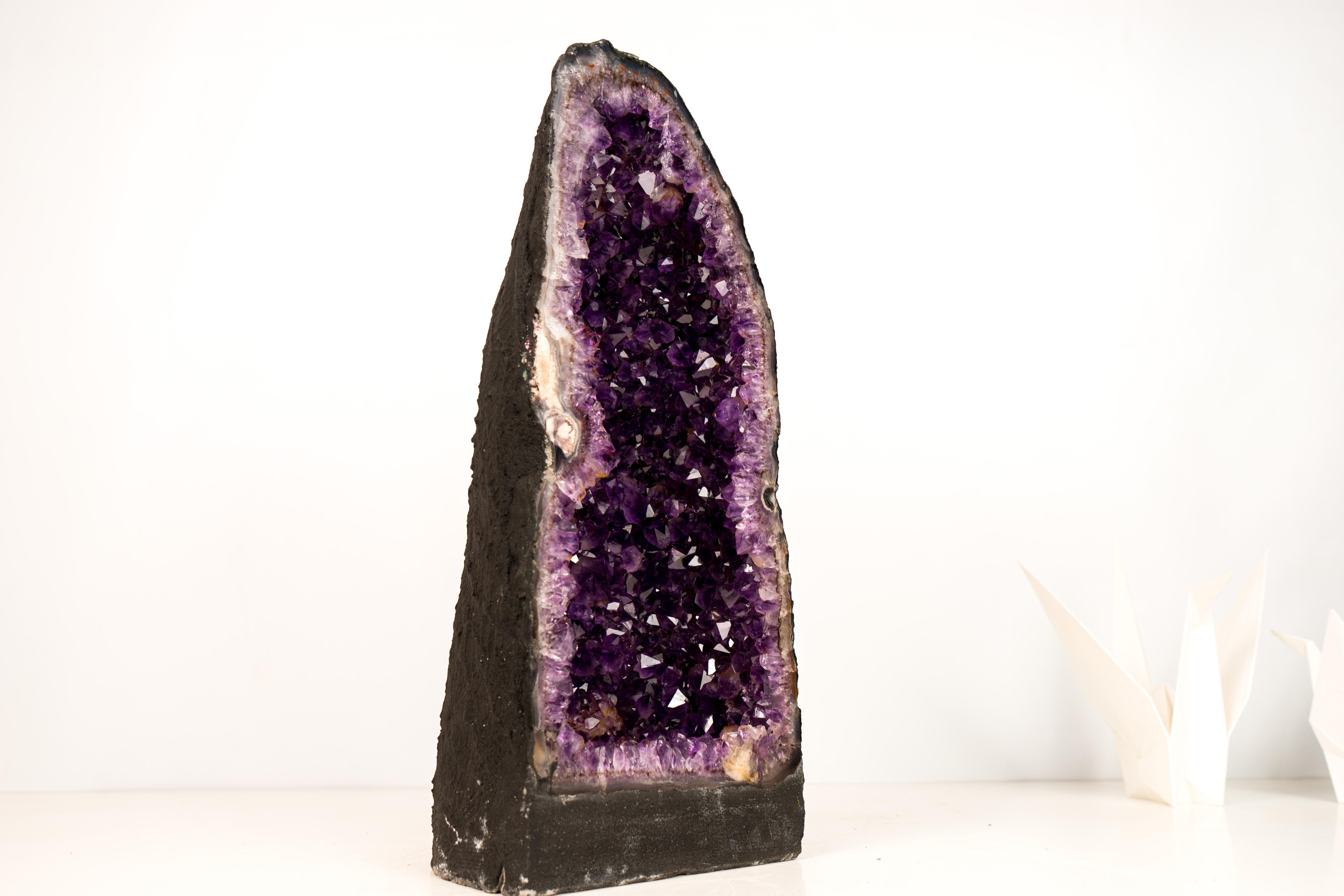Brazilian Gorgeous Amethyst Geode Cathedral For Sale