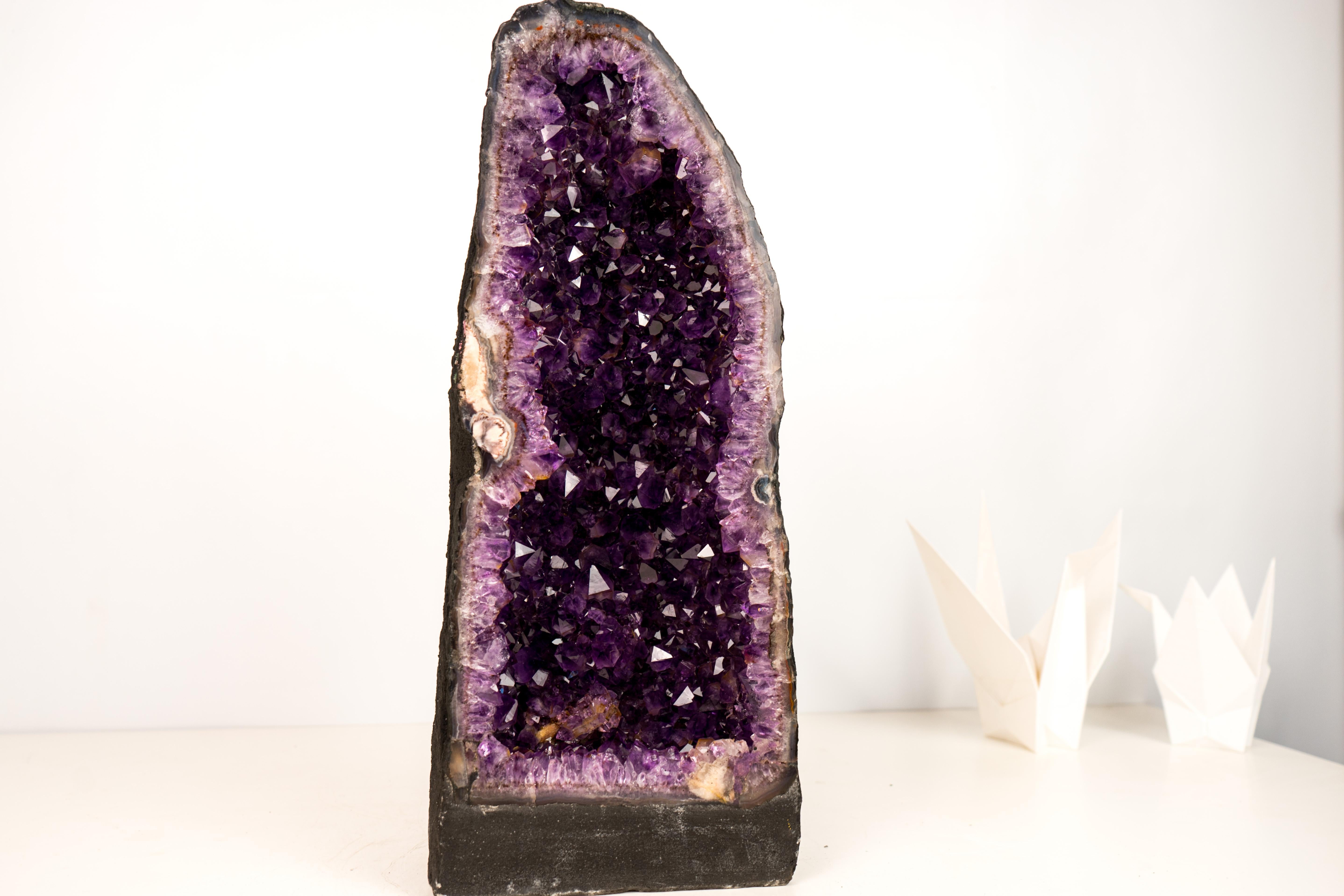Crystal Gorgeous Amethyst Geode Cathedral For Sale