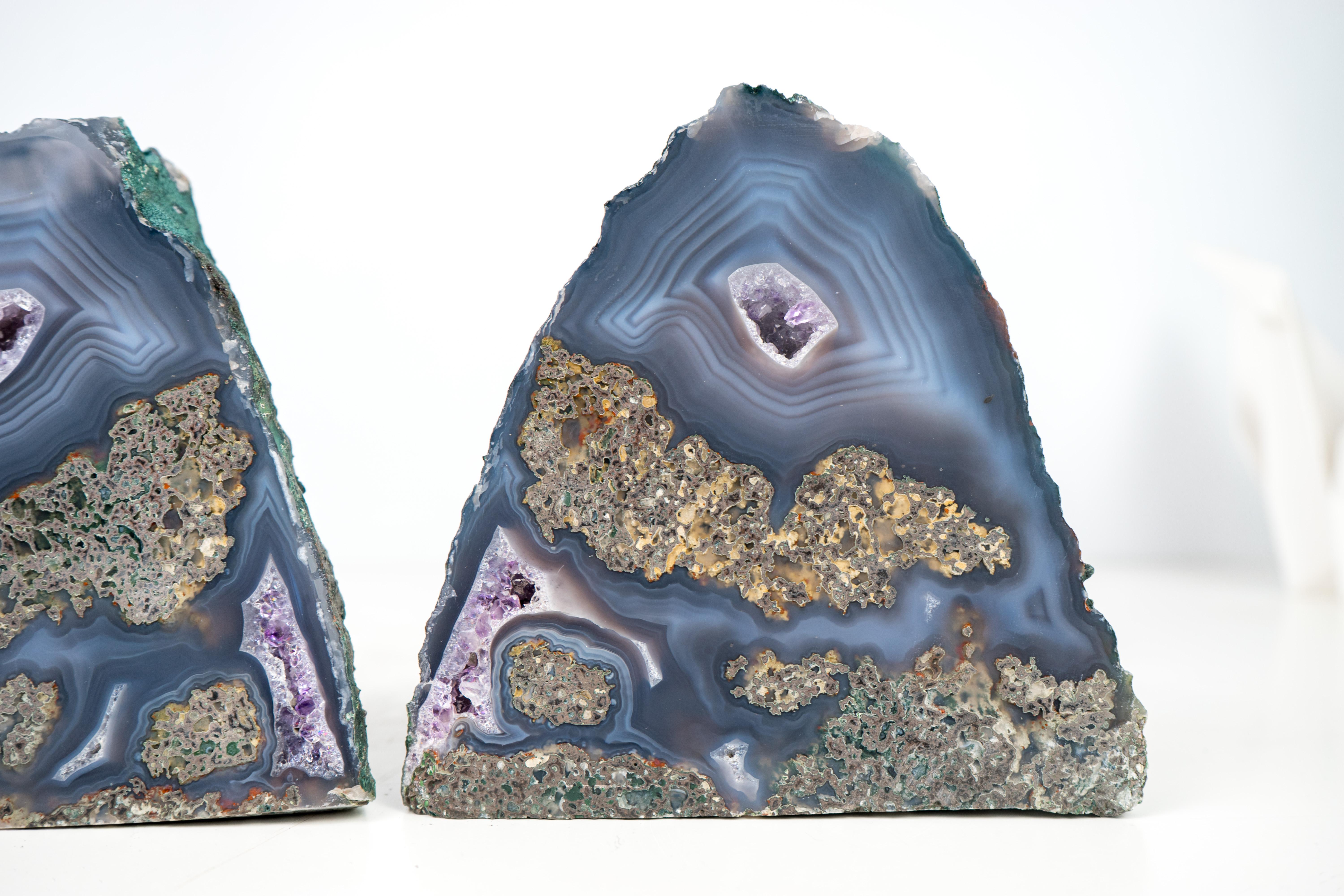 Crystal Rare Blue Lace Agate Geode For Sale