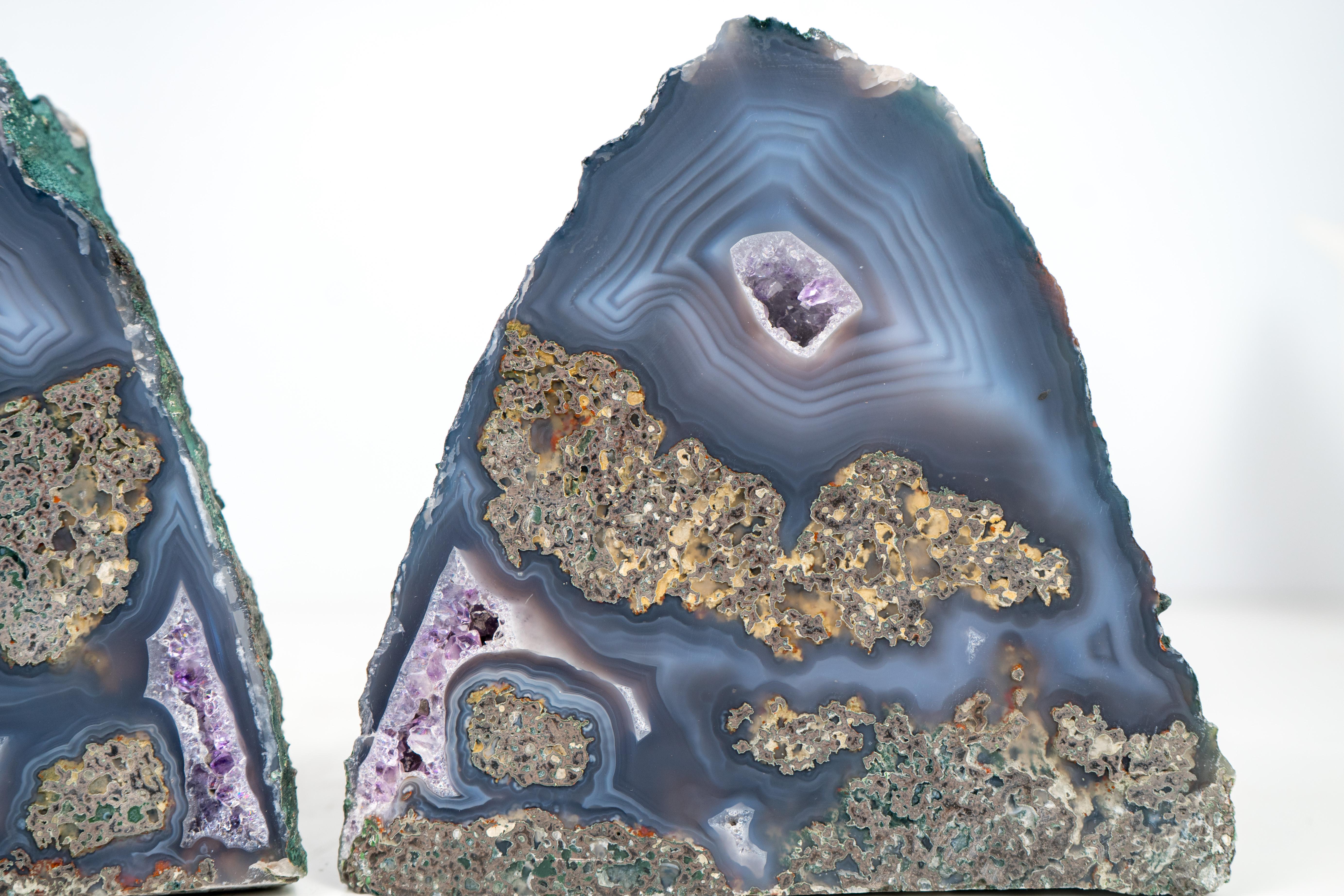 Rare Blue Lace Agate Geode For Sale 1
