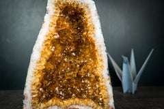 Deep Orange Citrine Geode