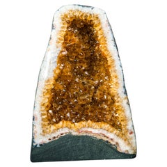 Deep Orange Citrine Geode