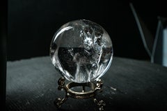 AAA-Grade Natural Water-Clear Quartz Sphere