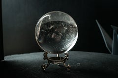 AAA-Grade Natural Water-Clear Quartz Sphere