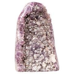 Rare Amethyst Cluster with Micro-Crystallized Calcite
