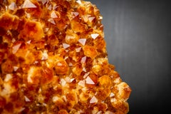 Large Golden Orange Citrine Crystal Cluster