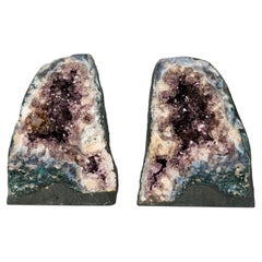 Rare Pair of Agate Geodes
