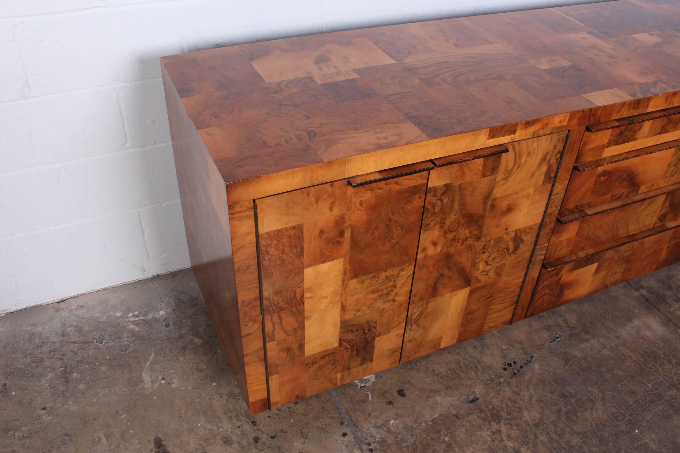 Patchwork Burl Credenza by Paul Evans 5