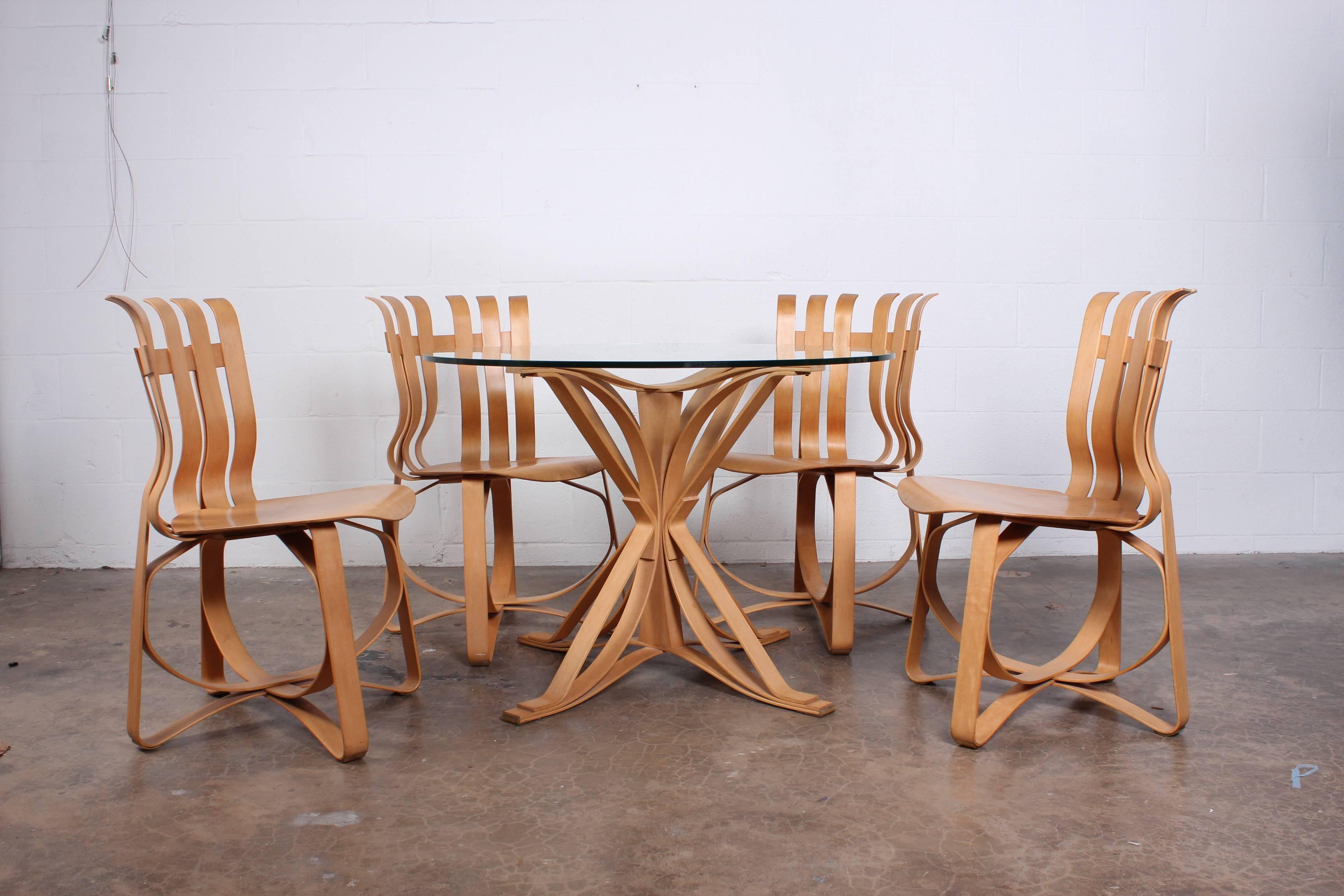 Dining Table and Chairs by Frank Gehry 1