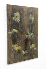 Philip and Kelvin LaVerne Horse Motif Wall Panel