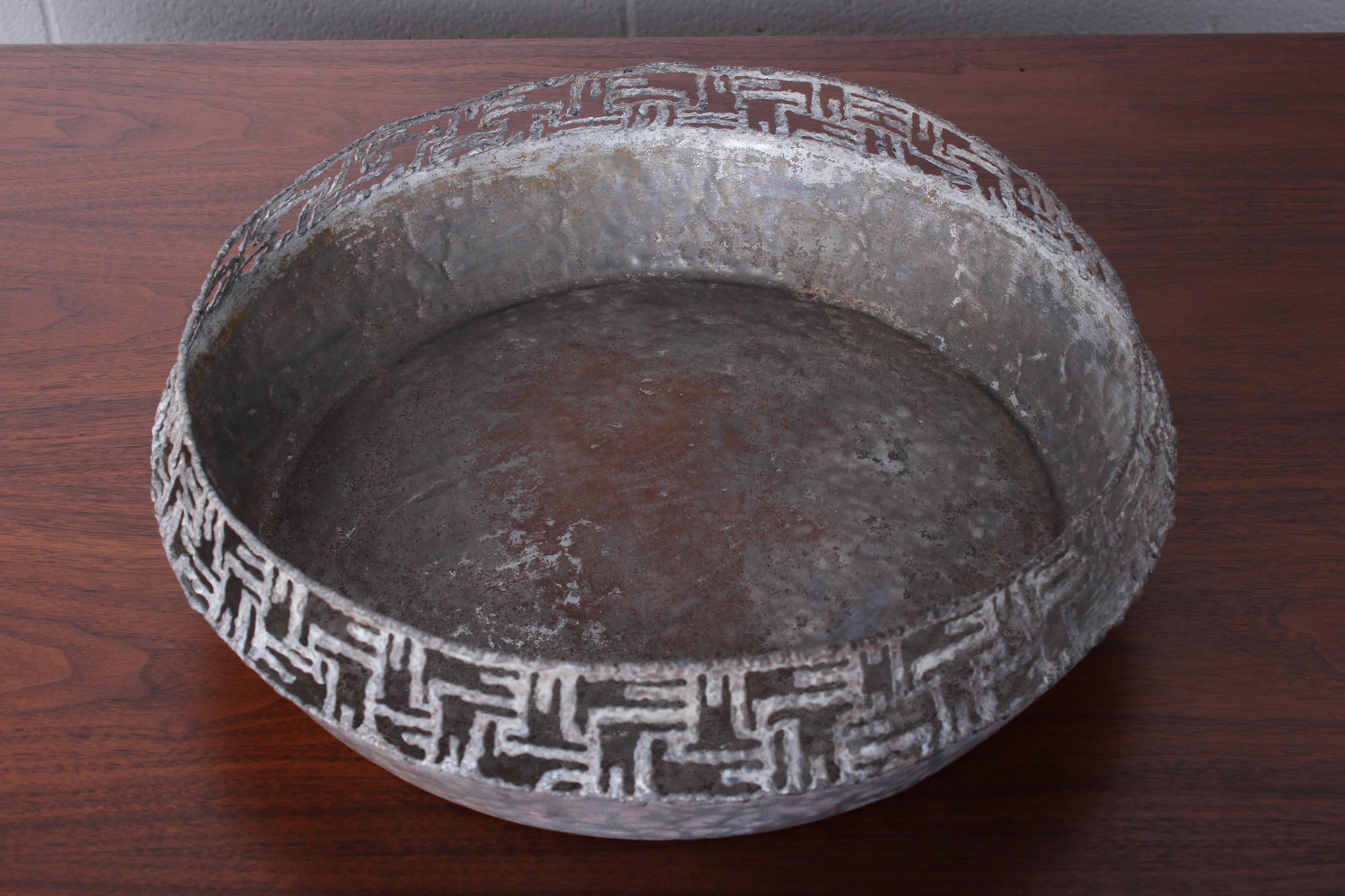 Large Bronze Bowl by Marcello Fantoni 3
