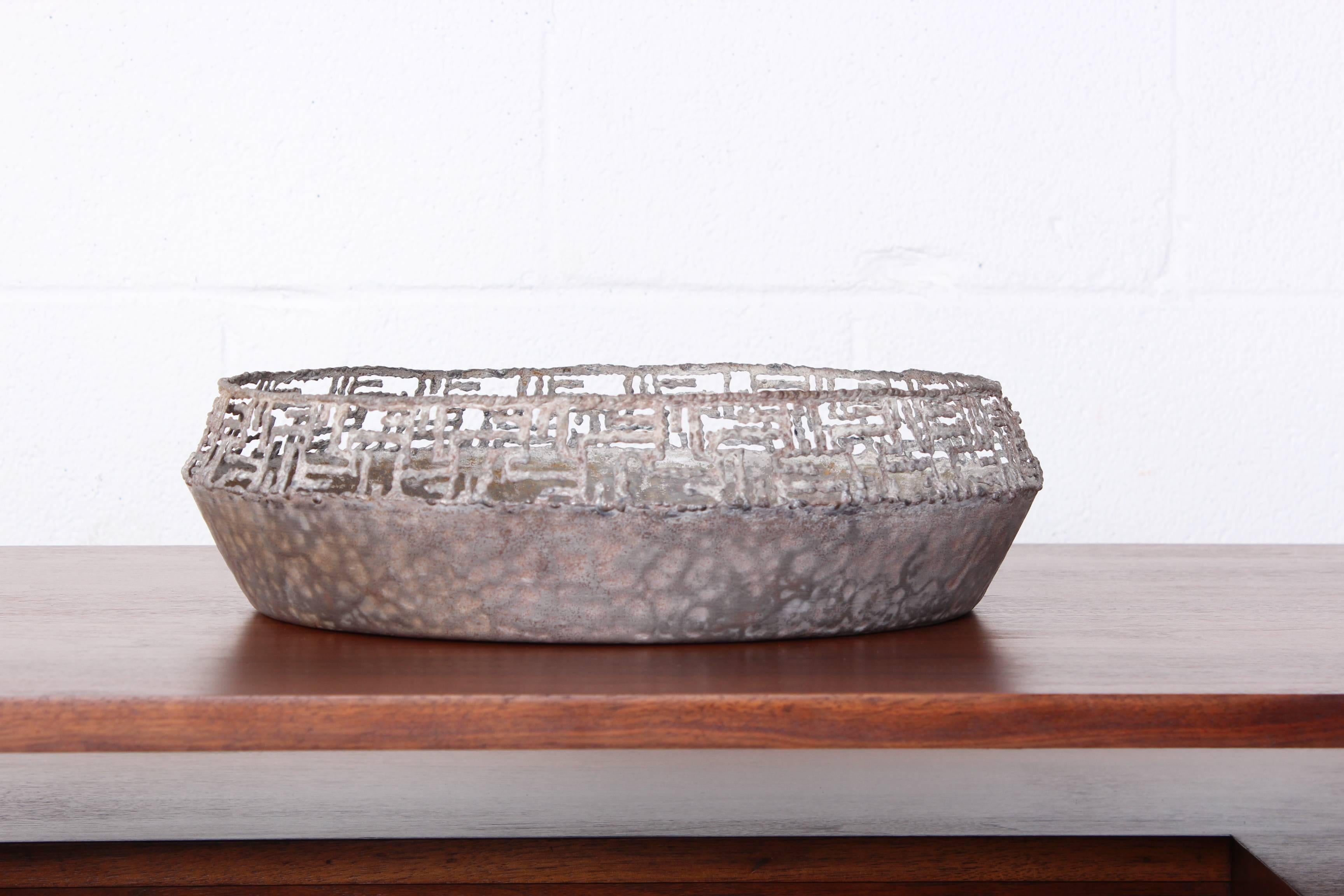 Large Bronze Bowl by Marcello Fantoni 4